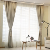 Tasteful Decorative Bedroom Chenille Solid Blackout Window Curtain (14F0061)