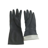 Oil-Proof Black Industrial Latex Gloves for Feet