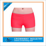 Plus Size Solid Color Gym Compression Shorts for Girls