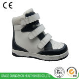 Children Orthopedic Support Breathable Leather Shoes with Firm Heel Counter