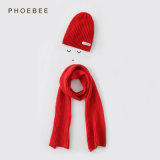 Phoebee Casual Knitted Hat and Scarf for Child Clothing by Cotton