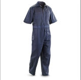Short Sleeve Summer Navy Blue Protect Overall Coverall