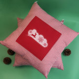 New Elk Christmas Cotton Cushion with Embreoidery