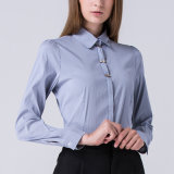 Blue Colors Ladies Office Formal Shirt Design for Women