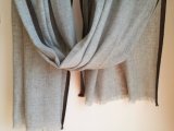 Cashmere Woven Borders Contract Colors Shawl