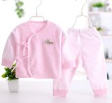 100% Cotton Newborn Baby Long Sleeve Trousers Two Sets Children Clothes