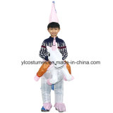 New Arrival Hot Selling Inflatable Unicorn Costume for Kids Halloween Costume