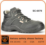 Black Leather Shoes Steel Toe Shoes Secure Safety Shoes