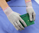 ESD Gloves Polyurethane Palm Coated for Work and Handling