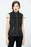 Good Quality Fashion OEM ODM Polyester Vest Winter Ladies Waistcoat