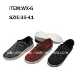 New Arrival Women Casual Shoes Injection Canvas Shoes (FFWX-6)