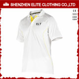 Custom Made Cheap Bulk Sale Blank White Cricket Jersey (ELTCJI-1)