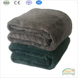 Superior Level Grey Color Flannel Fleece Blanket 200*230cm