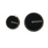 Clothing Accessory Custom Epoxy 20mm Round Metal Shank Button