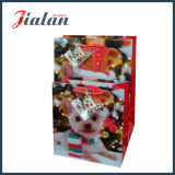 Lovely Small Dog Glossy Surface Finishing Holiday Design Paper Bag