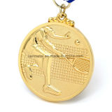 Wholesale Zinc Alloy Die Casting 3D Tennis Sport Medal