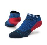 Blue and Red Color Combed Cotton Breathe Elite Sock