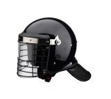 Military Anti Riot Face and Neck Protective Helmet with Mesh