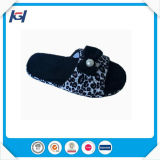 Cheap Lepoard Pattern Custom Open Toe House Slippers for Women