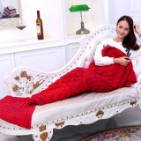 Wholesale Crochet Handmade Knitted Mermaid Tail Blanket Dresses Sleeping Bag