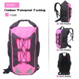 Pink Water-Resistant Backpack Waterproof Ocean Pack Dry Bag Backpack