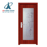 Modern Luxury White Simple Design Interior Solid Indonesia Wood Door