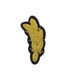 Hand India Metallic Thread Embroidery Patch for Brooch