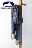 Classic Cashmere Wool Houndstooth Scarf