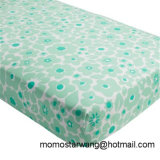 Wholesale 100% Knitted Jersey Soft Cotton Full Printing Baby Bed Sheet
