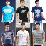 Men Mix Style T Shirt Stock Garment Stock (FF626-1)