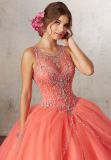 Pink/Blue/Purple Beading Ballgown Prom Party Quinceanera Dress (89127)