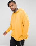 Men's Extreme Oversized Hoodie in Yellow