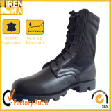 Black Genuine Leather Our Door Delta Military Boots