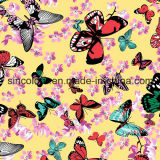 Stretch Lycra Butterfly Aop 80% Nylon 20%Spandex Bikini Fabric