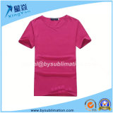 Modal Rose Red Sublimation Tshirt with Round Neck