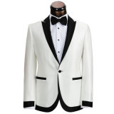 Latest Design White Slim Fit Tuxedo Men Suit