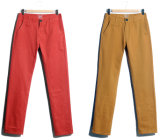 Men Cotton Twill Peach Finish Chino Pants and Trousers (HY1364)