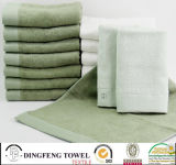 Hot Selling Solid Color Satin Series Plain Weaving 100% Bamboo Towels for Bath Df-N126