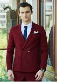 Men's fashion Red Color Wedding Dress Suit