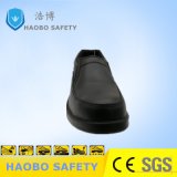 Embossed Cow Leather Steel Plate Safety Shoes