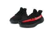 Hot Selling Yeezy 350 Boost V2 Black and Red Color Supreme Sports Shoes