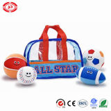 Stuffed Balls with Sport Bag PVC CE Cutsom Set