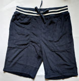 Navy Cotton Towel Lounge Pants Beach Shorts