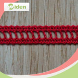 1.2cm Women Dress Super Quality Lovely Red Cotton Crochet Lace
