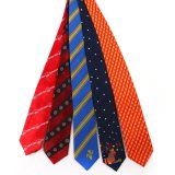 100% Silk Custom Uniform Necktie Men's Formal Logo Tie