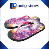 Purple and Black Thong Flip Flop Sandals Size 8.5 Medium