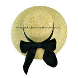 Wheat-Straw Wide Brim Beach Hats (CPA_90011)