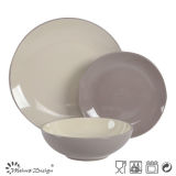 New Design Bicolor Ceramic Cheap Dinner Set