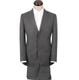 Elegant Smooth Feel Bespoke Gray Coat Pant Men Suit