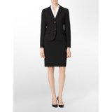 Made to Measure Women Black Skirt Suit